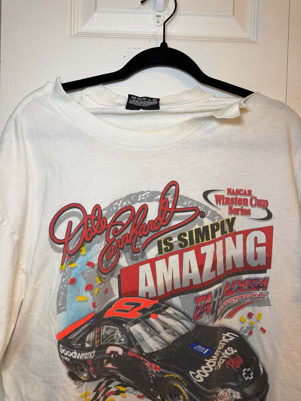 Vintage Chase Authentics Dale Earnhardt Talladega Superspeedway T-Shirt L
